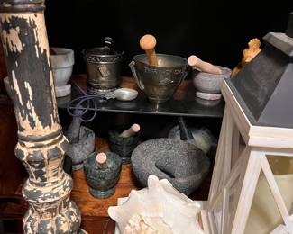 Nice selection of motar and pestles