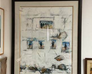 Louis Bennett Schneiderman, (American), “Trees”, Mixed Media