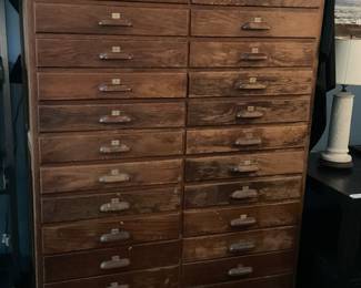 Antique Wooden Apothecary Chest