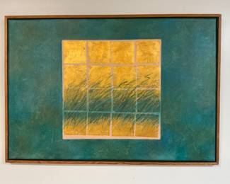 Kathleen Holmes, “Zen Island”, 1987, Acrylic on Canvas.