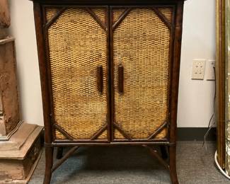 Asian Bamboo Cabinet
