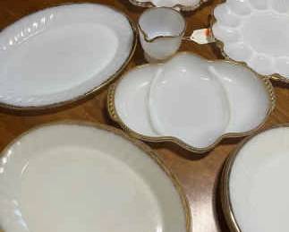 Fire king Service Wear Egg Plates NOT Fire King 