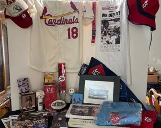 St. Louis Cardinals Blues Memorabilia 