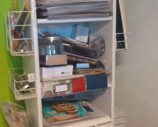 Mystery Scrapbooking And Craft Lot With Spinning Storage