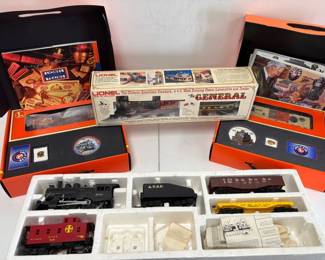 Lionel Railroader Gold Club Boxes, Lionel Big OGauge The General New In Box