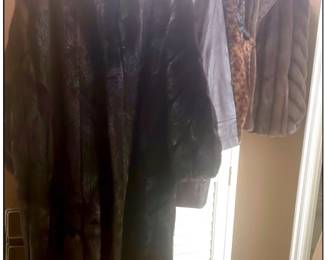 Womens Faux Fur Coats, Vest, And Leather Jacket