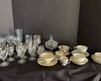 Glassware Teacup Lot 