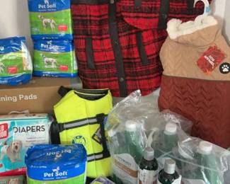 Assortment Of Dog Care Accessories