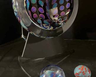 Colorful Glass Statue