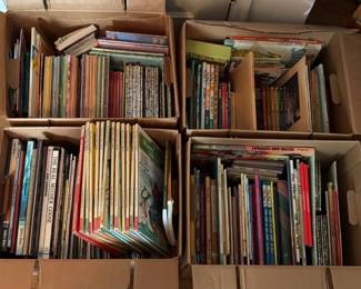 Vintage Childrens Books 4 Boxes
