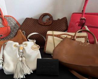Variety Of Branded Handbags 