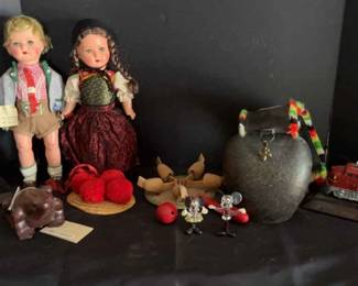 Bavarian Doll Set Kids Vintage Toys 