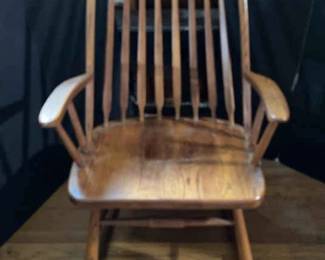S. Bent Bros Oak Rocking Chair