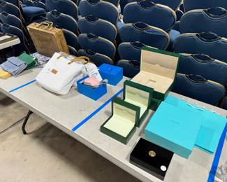 Purses, Bedding and Designer Boxes and Bags Orlando Estate Auction