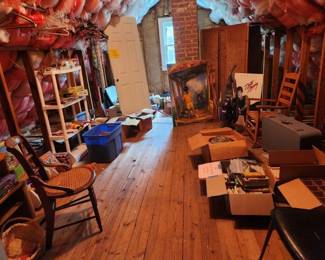 Just 1/2 Of the Attic to Explore Pictured Here