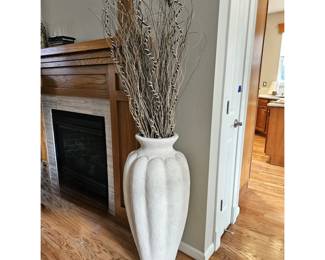  Beautiful Floor Vase with Faux Floral - Vase is 38" Tall
