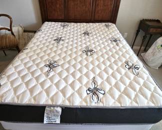 Queen Size Mattress and Box Spring From The Denver Mattress Company - "Doctor's Choice" Firm