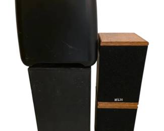 Polkaudio Surround Bar 3000 Subwoofer, 2 KLH Speakers, More