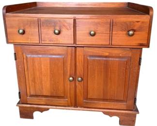 Vintage Wooden Dry Sink Cabinet