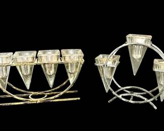 Decorative Metal Glass Candle Holders