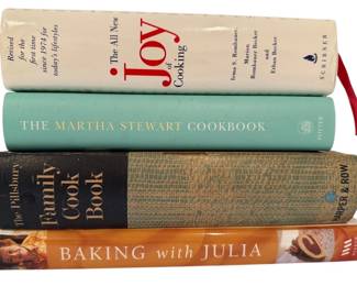 Julia Child, Martha Stewart Cookbooks, More