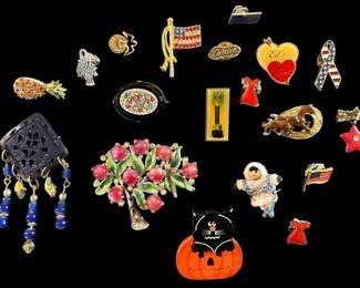 Brooches Pins Mini Mosaic, Seasonal, More