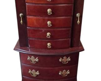 Wooden Jewelry Armoire