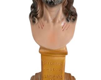 Vintage St. Cristo de Limpias Jesus Christ Statue