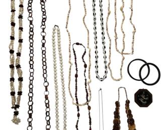 Shell Wooden Costume Jewelry