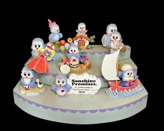Sonshine Promises Bluebird Figurines Display Stage