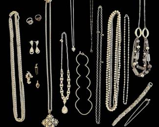 SilverToned Costume Jewelry