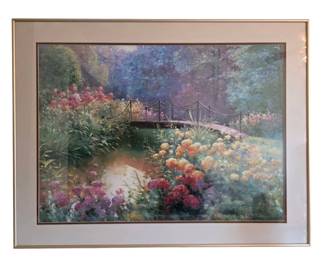 Charles Ghan Art Print Bridge Stream
