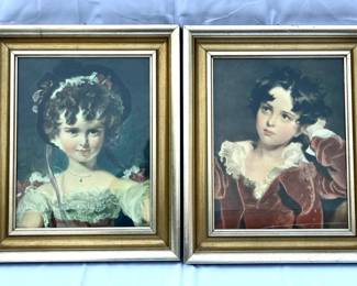 88 AntiqueStyledPortraitsBasedonPaintingsbySirThomasLawrence