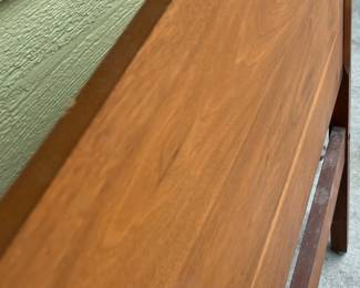 29 MidCenturyFullSizedFourPostBedFrame