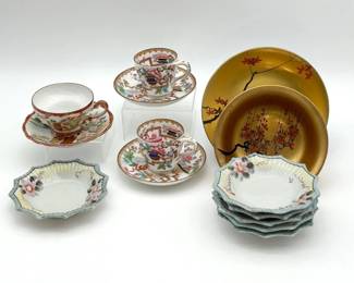 127 JapaneseTeacupsCeramicsandLacquerWare