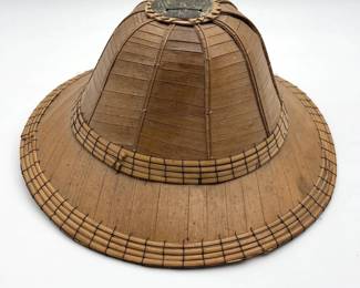 116 BambooorPalmHandWovenColonialStyleHat