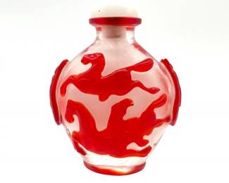 18 RedandWhitePekingGlassSnuffBottle
