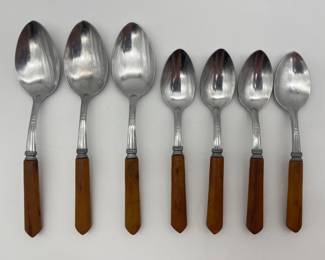 54 SpoonswithBakeliteHandles
