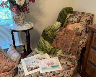 Chair & ottoman