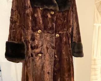 Vintage faux fur coat