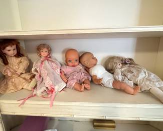 Assortment if dolls