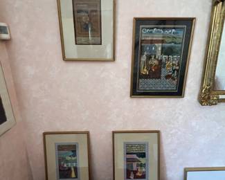 Assortment of artwork