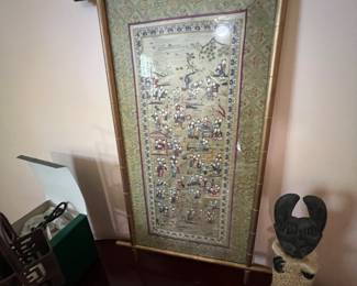 Framed tapestry