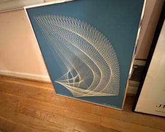 MCM signed string art
