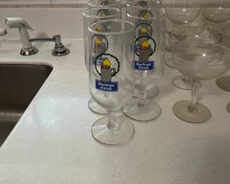 Berliner Kindl glasses