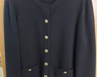 Zip-up blazer by St. John Collection by Marie Gray.