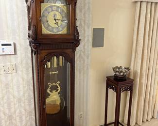 Spectacular Colonial grandfather clock.