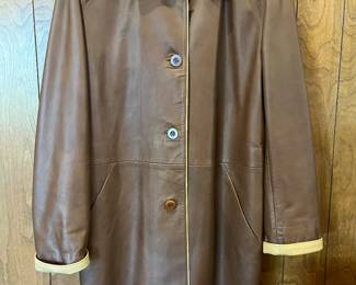 Women’s leather jacket by Vericci.