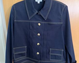 St. John Sport by Marie Gray zip-up blazer.