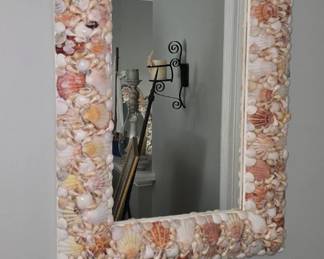 Rectangle shell mirror